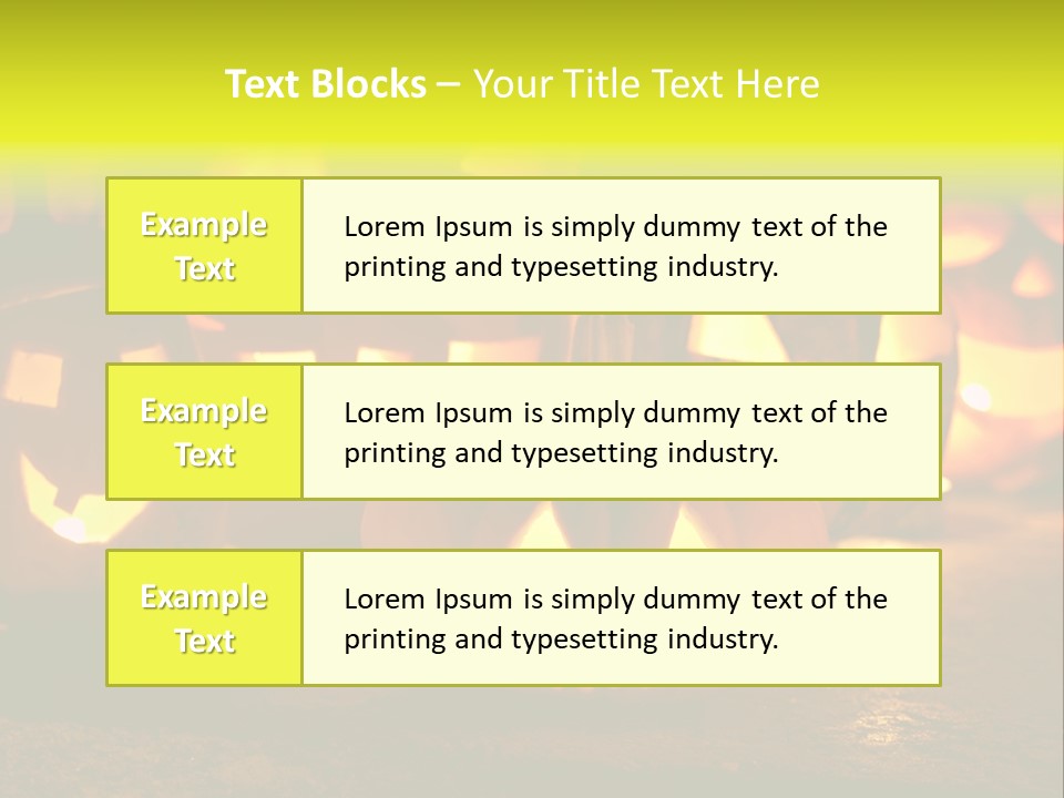 Celebration Macro Pumpkin PowerPoint Template