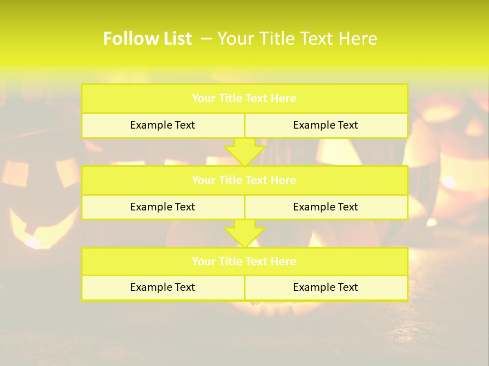 Celebration Macro Pumpkin PowerPoint Template