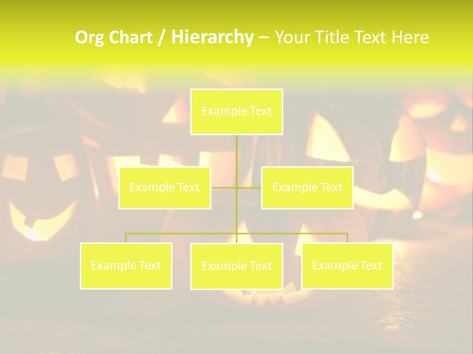 Celebration Macro Pumpkin PowerPoint Template