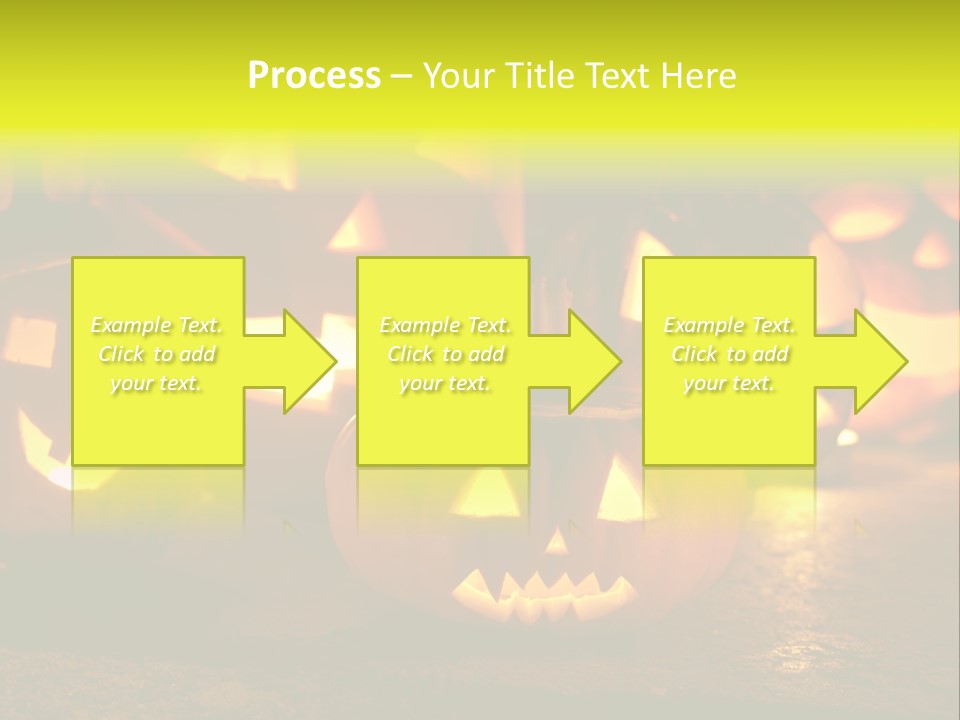 Celebration Macro Pumpkin PowerPoint Template