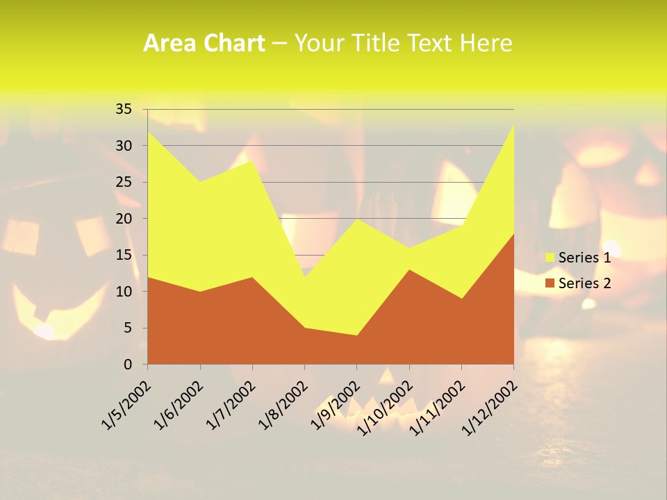 Celebration Macro Pumpkin PowerPoint Template