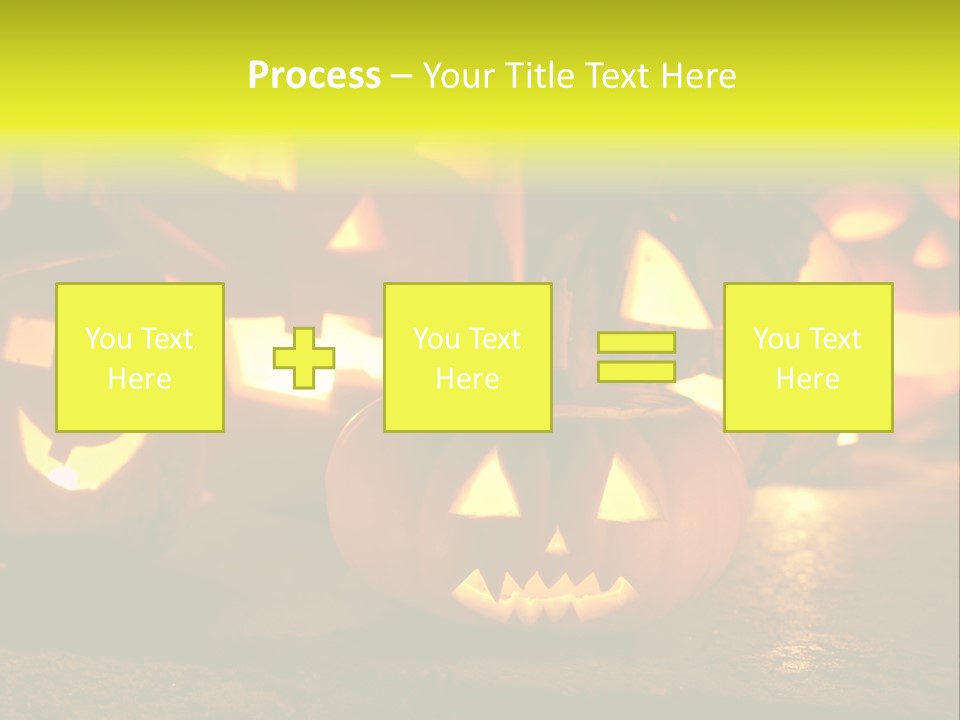 Celebration Macro Pumpkin PowerPoint Template