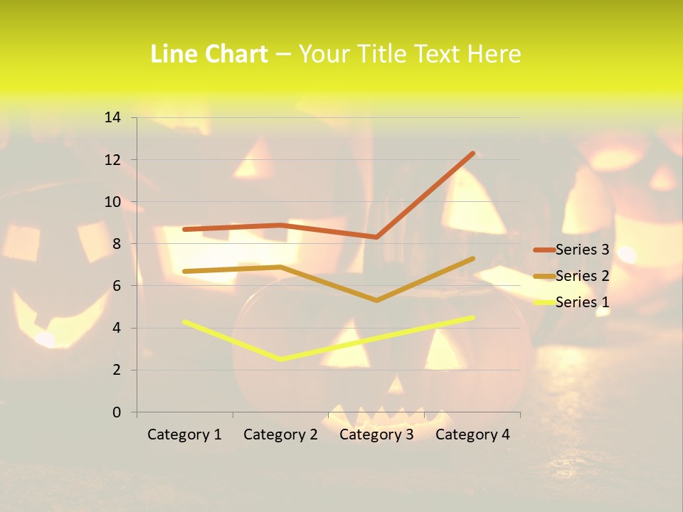 Celebration Macro Pumpkin PowerPoint Template