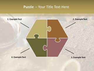 A Plate With Crackers And Cheese On It PowerPoint Template
