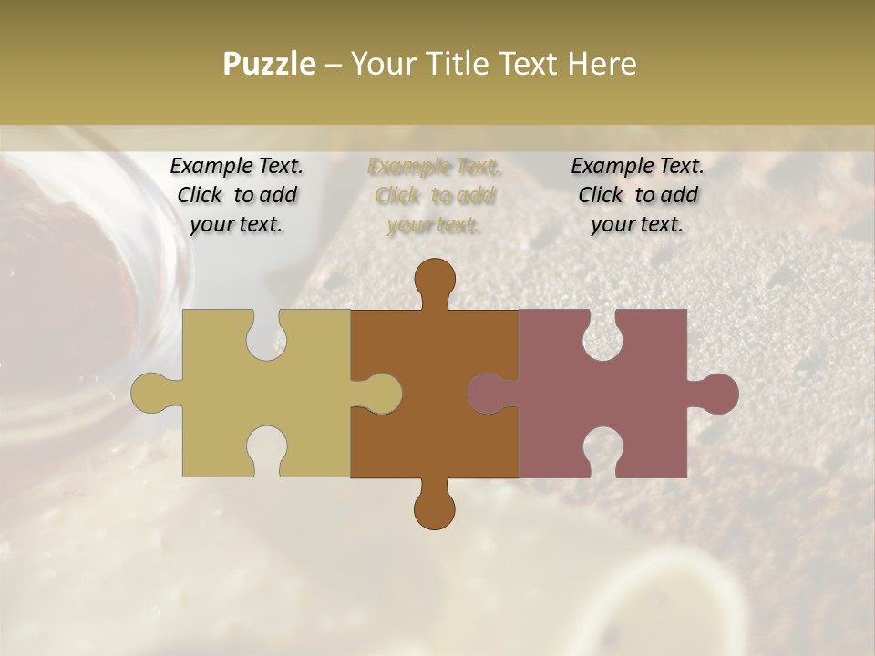 A Plate With Crackers And Cheese On It PowerPoint Template