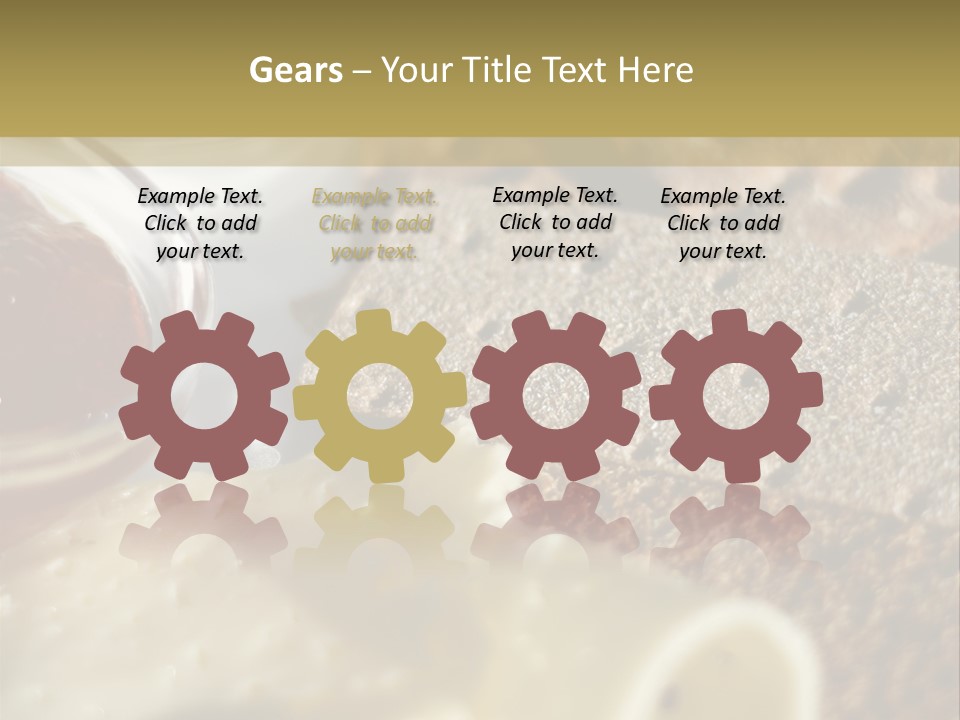 A Plate With Crackers And Cheese On It PowerPoint Template