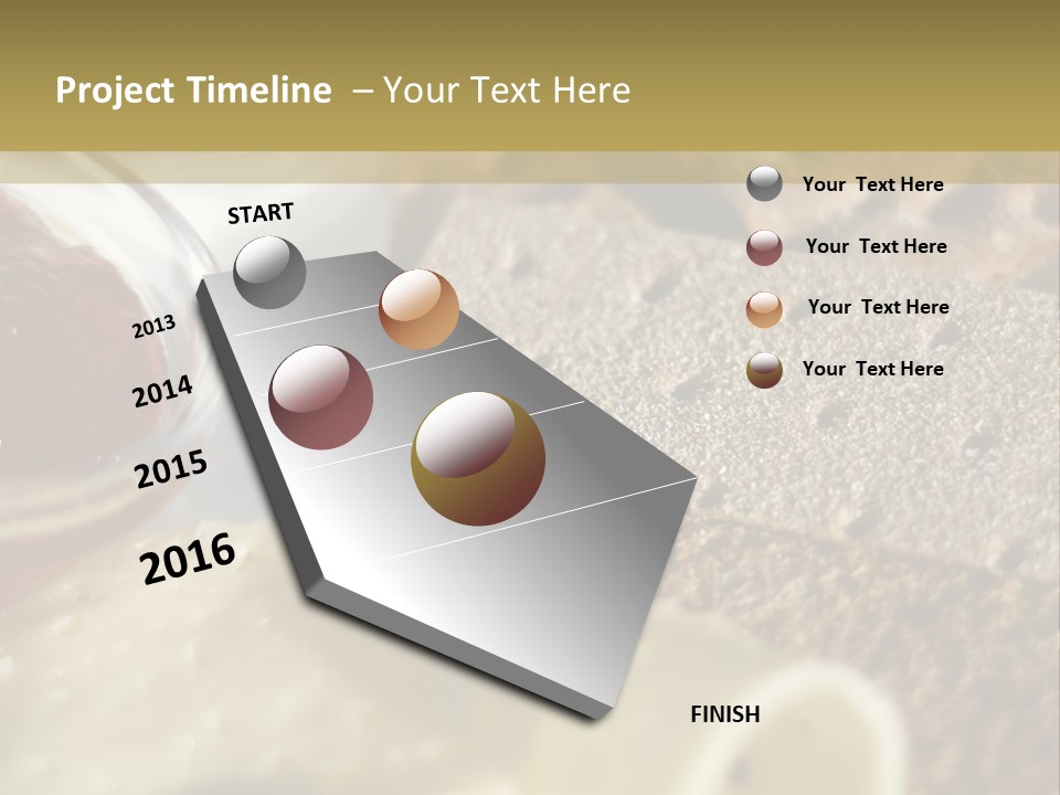 A Plate With Crackers And Cheese On It PowerPoint Template