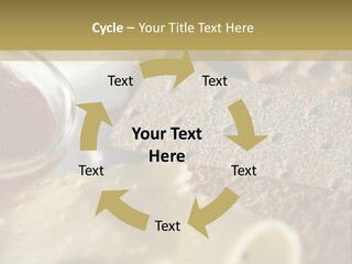 A Plate With Crackers And Cheese On It PowerPoint Template