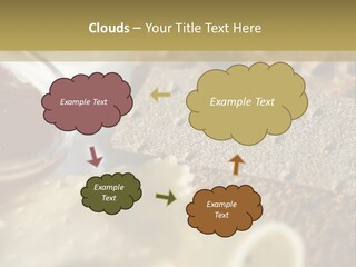 A Plate With Crackers And Cheese On It PowerPoint Template