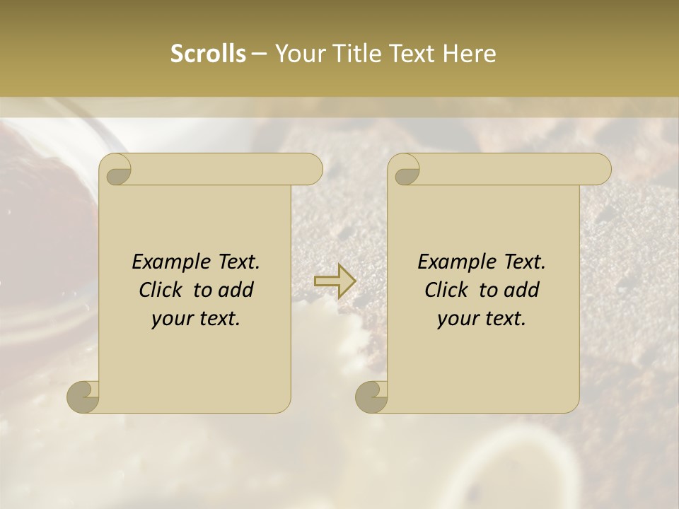 A Plate With Crackers And Cheese On It PowerPoint Template