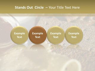 A Plate With Crackers And Cheese On It PowerPoint Template