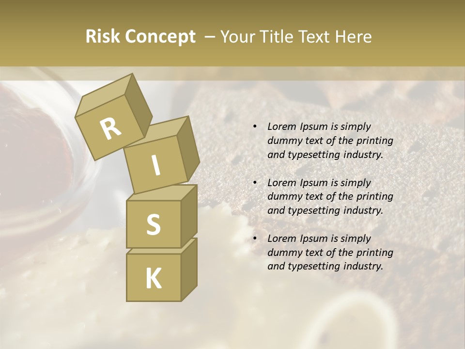 A Plate With Crackers And Cheese On It PowerPoint Template