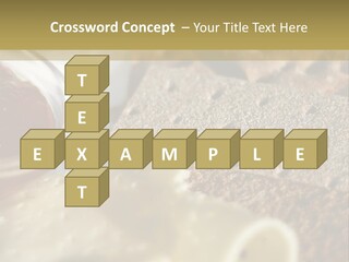 A Plate With Crackers And Cheese On It PowerPoint Template