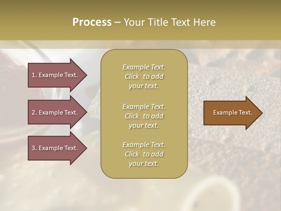 A Plate With Crackers And Cheese On It PowerPoint Template