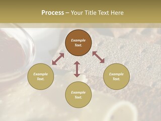 A Plate With Crackers And Cheese On It PowerPoint Template