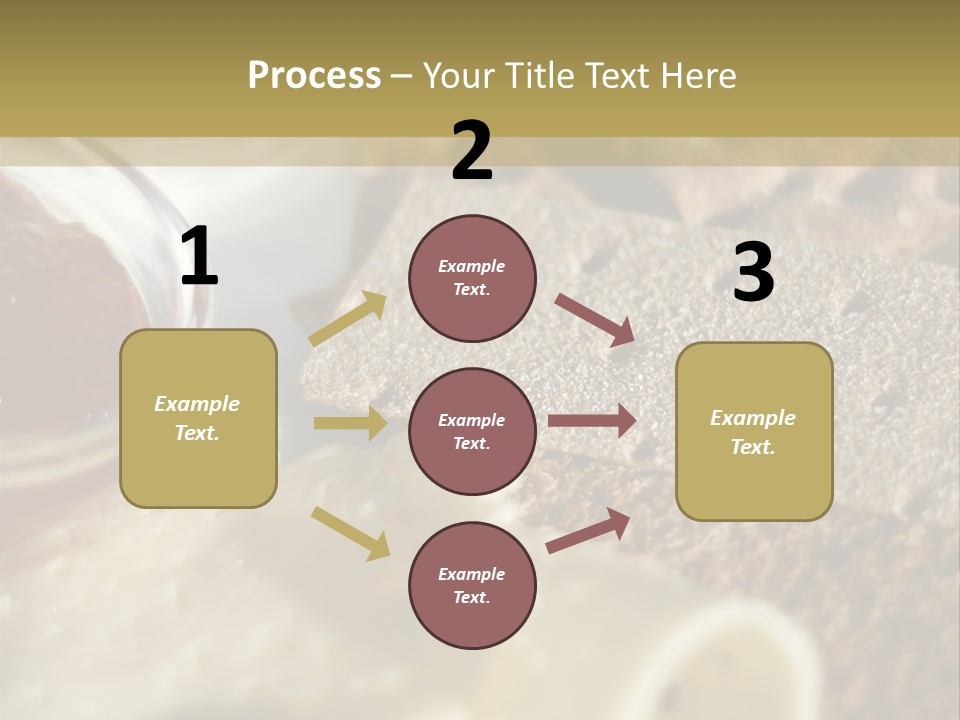 A Plate With Crackers And Cheese On It PowerPoint Template