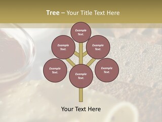 A Plate With Crackers And Cheese On It PowerPoint Template