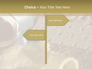 A Plate With Crackers And Cheese On It PowerPoint Template