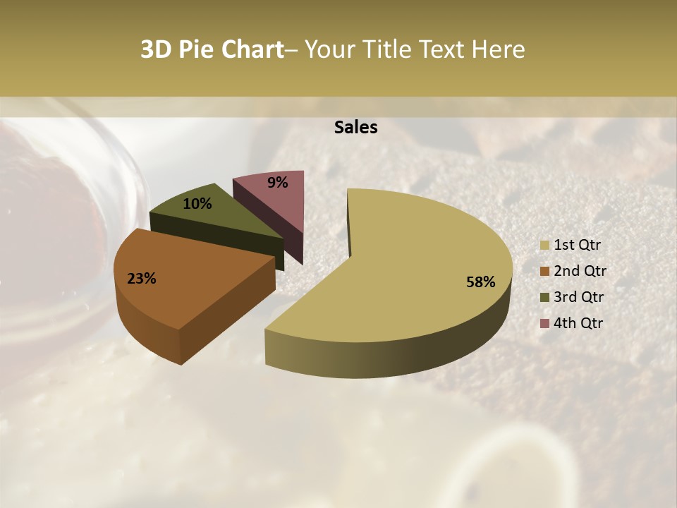 A Plate With Crackers And Cheese On It PowerPoint Template
