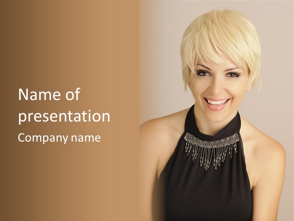 Pale Confident Happiness PowerPoint Template