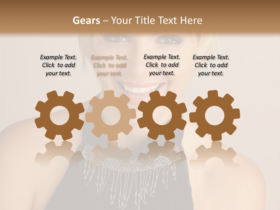 Pale Confident Happiness PowerPoint Template