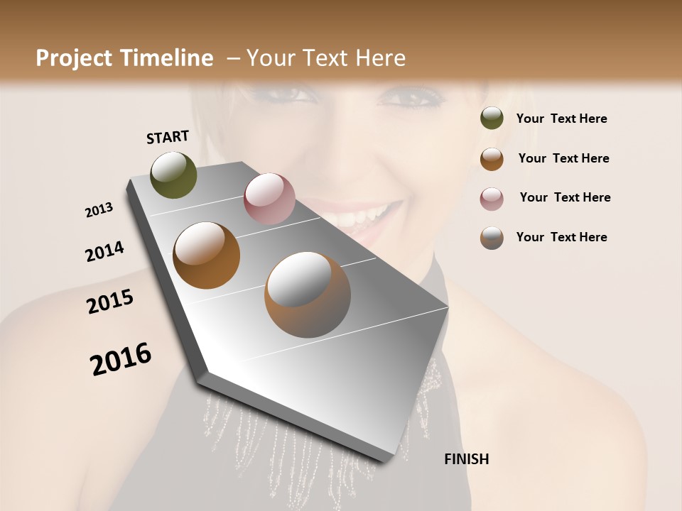 Pale Confident Happiness PowerPoint Template