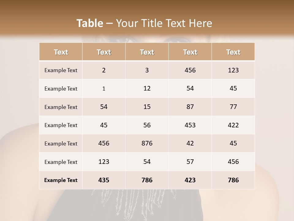 Pale Confident Happiness PowerPoint Template