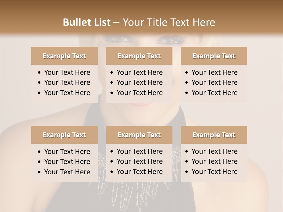 Pale Confident Happiness PowerPoint Template