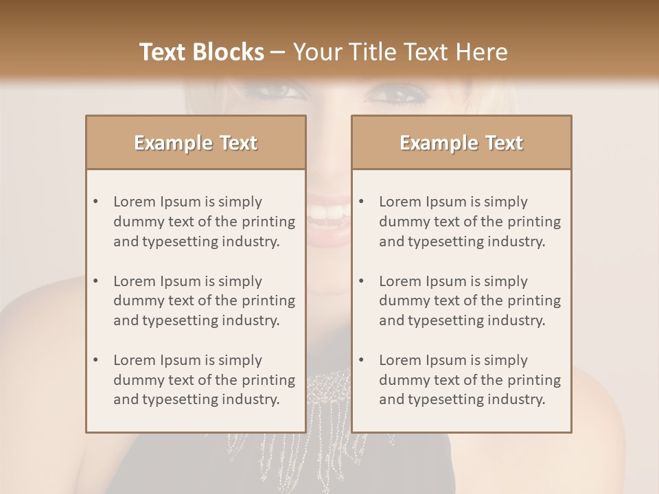 Pale Confident Happiness PowerPoint Template