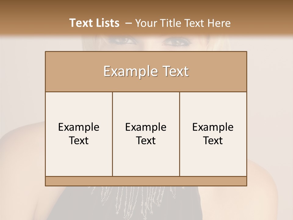 Pale Confident Happiness PowerPoint Template