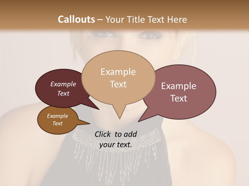 Pale Confident Happiness PowerPoint Template