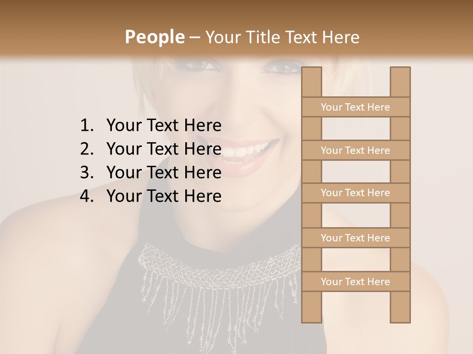 Pale Confident Happiness PowerPoint Template