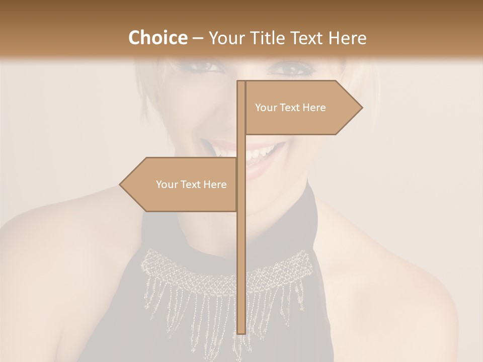 Pale Confident Happiness PowerPoint Template