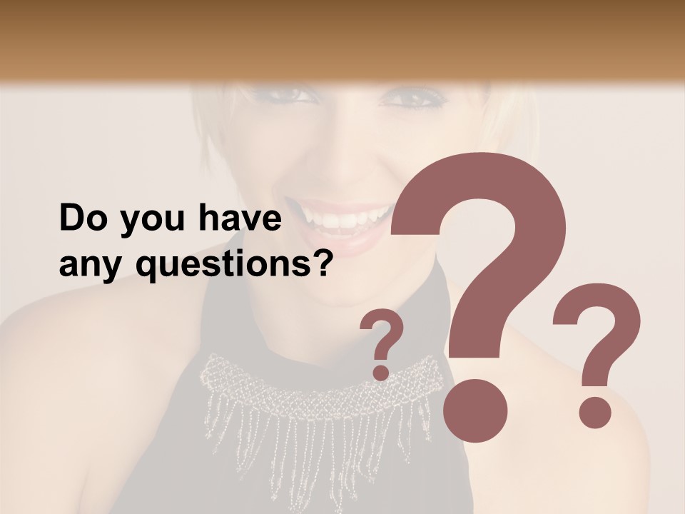 Pale Confident Happiness PowerPoint Template