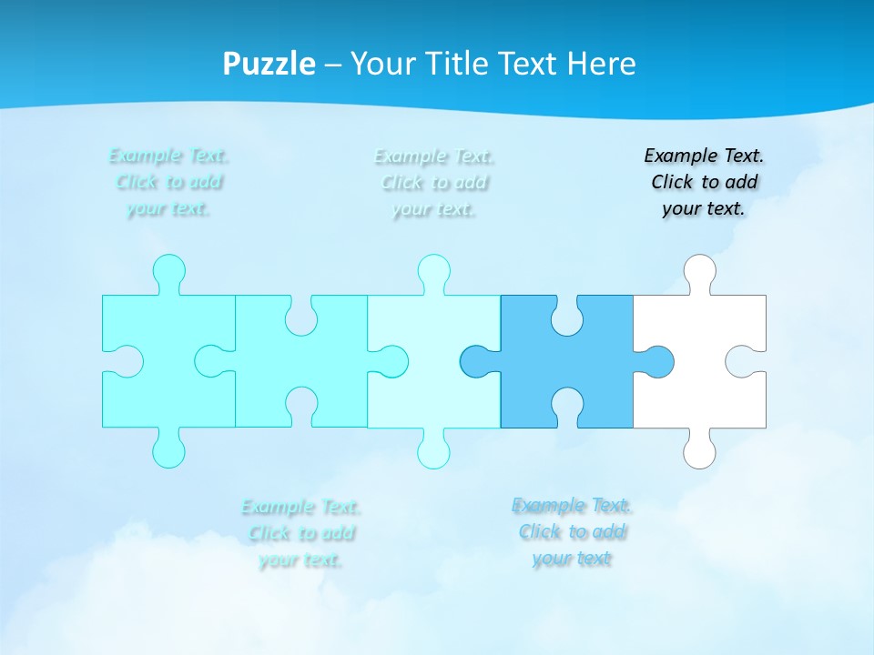 Cloudy Background Bright PowerPoint Template