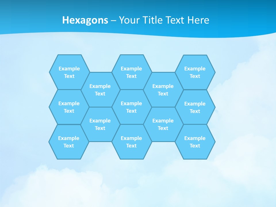 Cloudy Background Bright PowerPoint Template