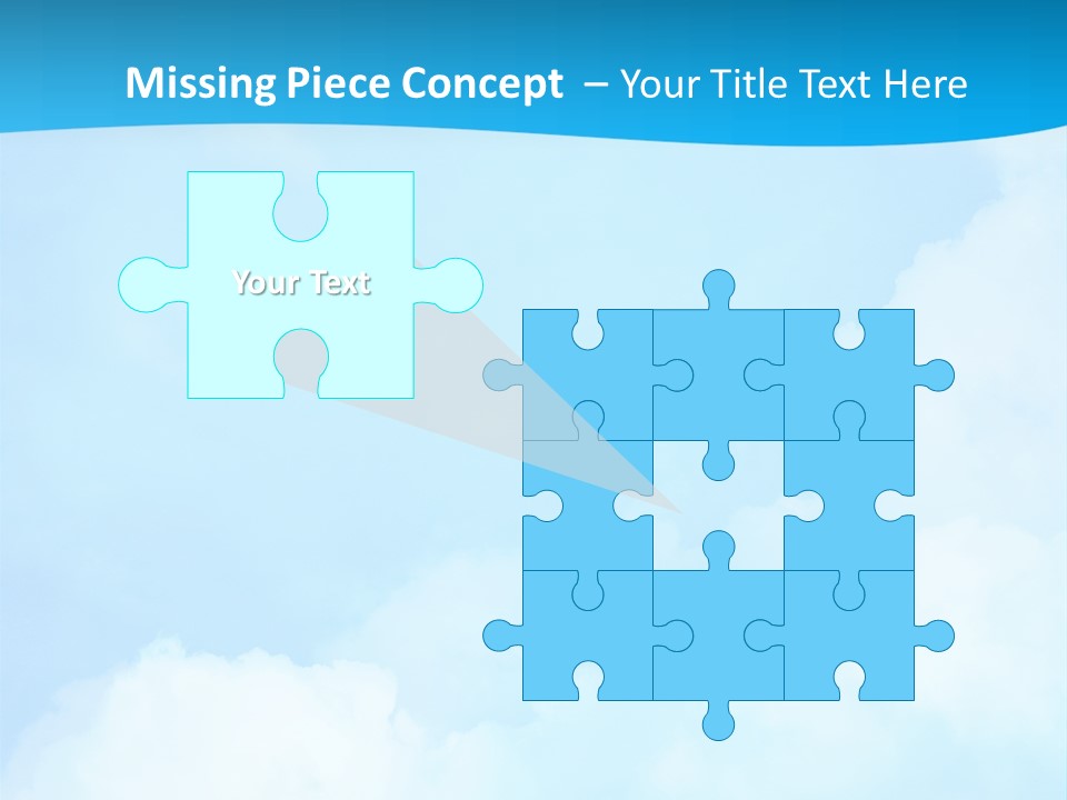 Cloudy Background Bright PowerPoint Template