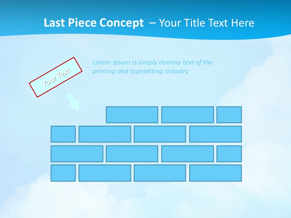 Cloudy Background Bright PowerPoint Template