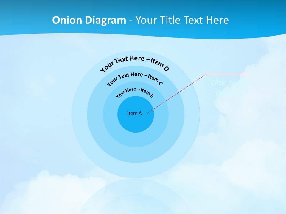 Cloudy Background Bright PowerPoint Template