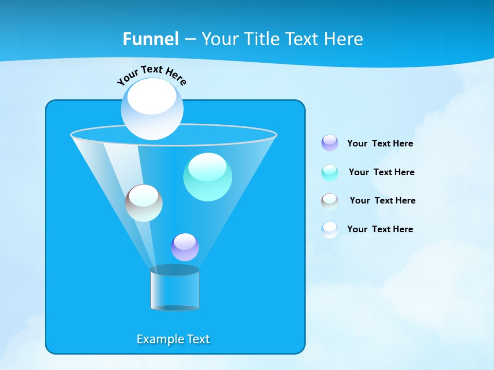 Cloudy Background Bright PowerPoint Template