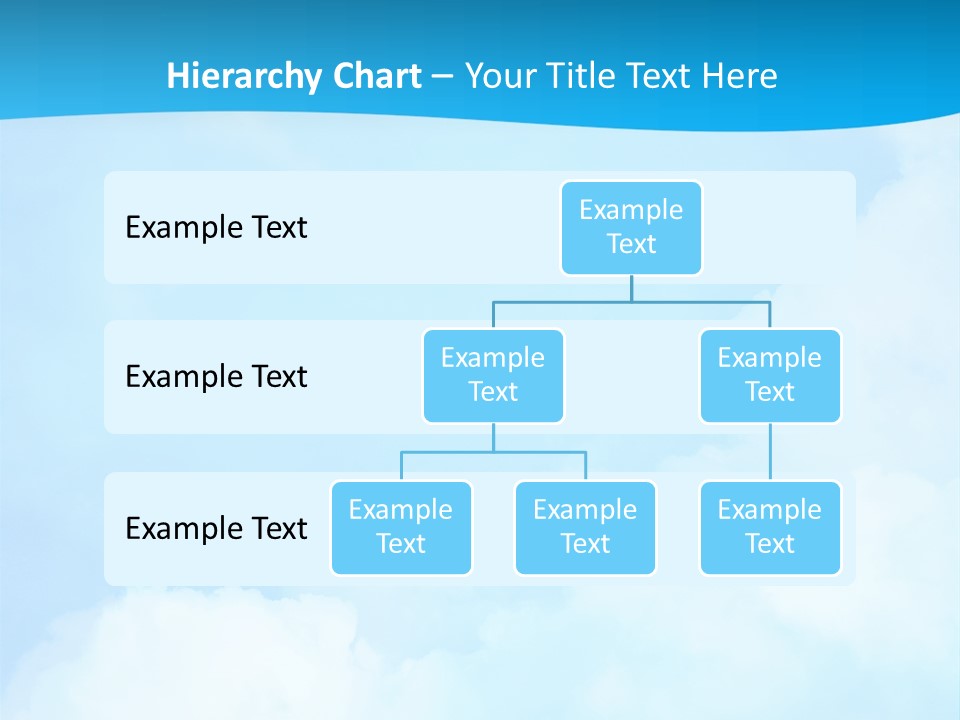 Cloudy Background Bright PowerPoint Template
