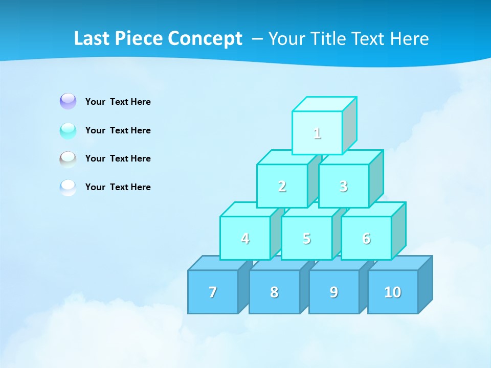 Cloudy Background Bright PowerPoint Template