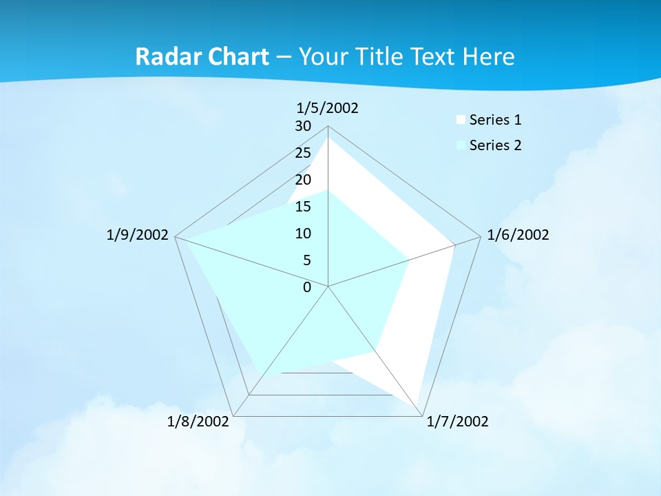 Cloudy Background Bright PowerPoint Template