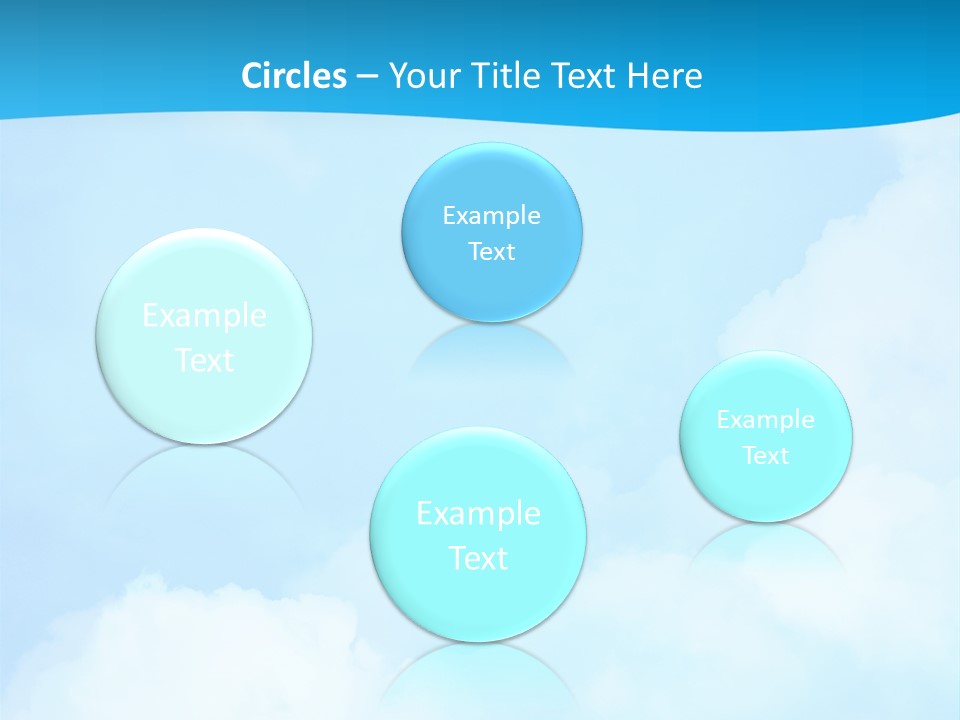 Cloudy Background Bright PowerPoint Template