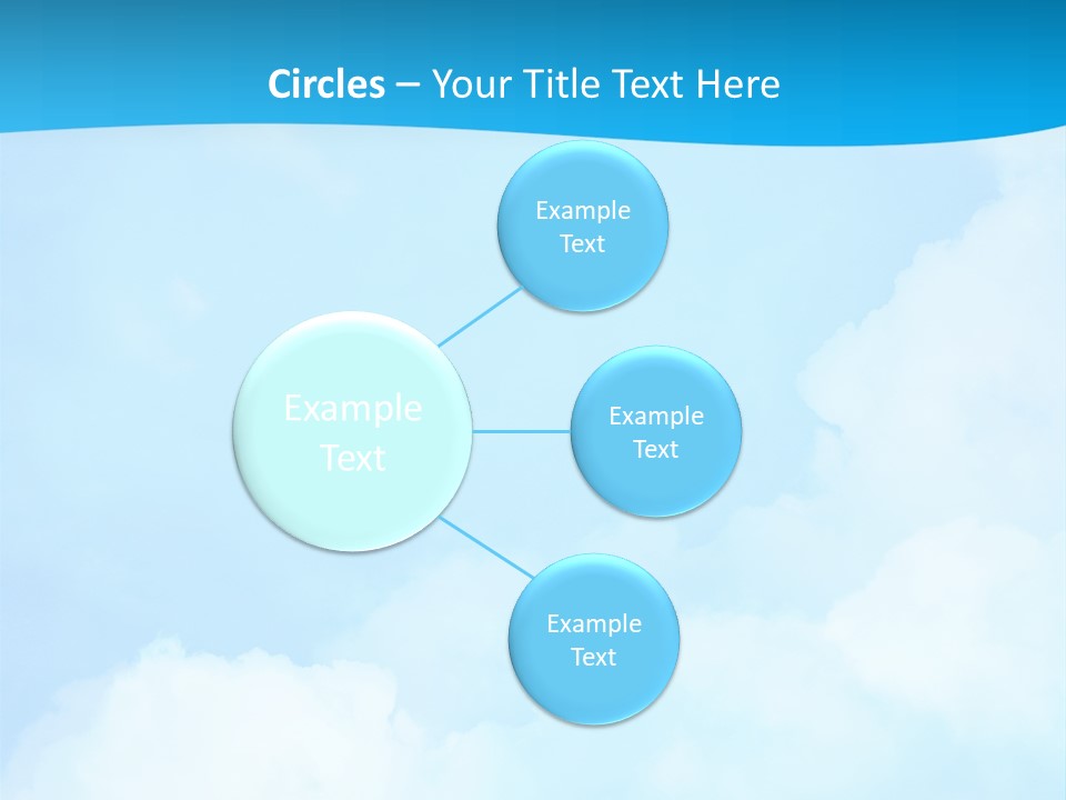 Cloudy Background Bright PowerPoint Template
