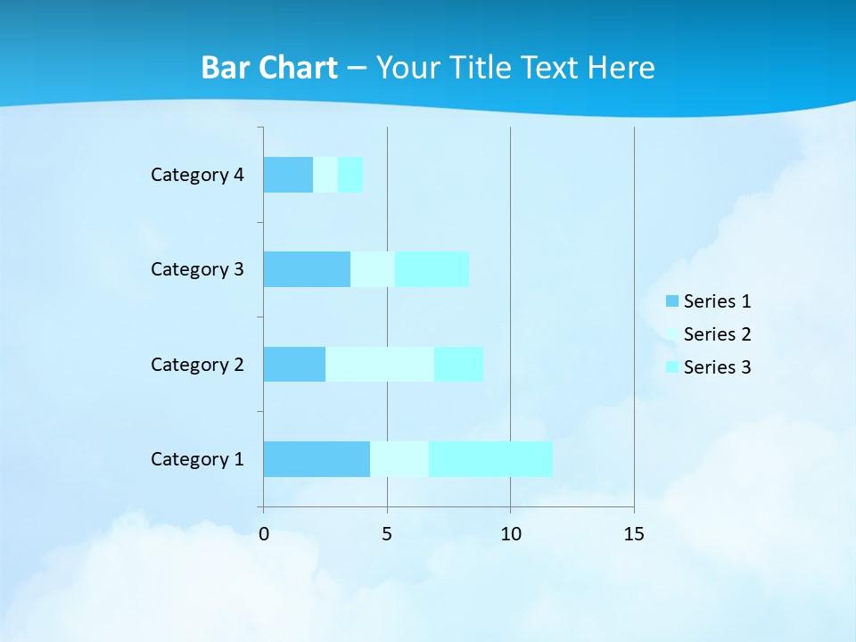 Cloudy Background Bright PowerPoint Template