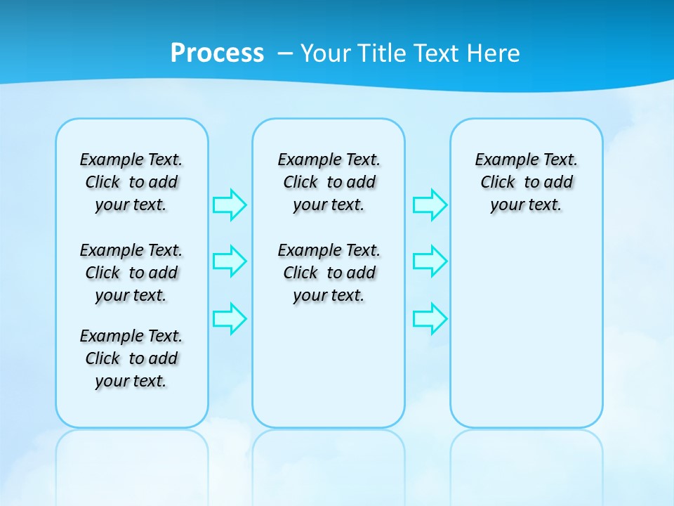 Cloudy Background Bright PowerPoint Template