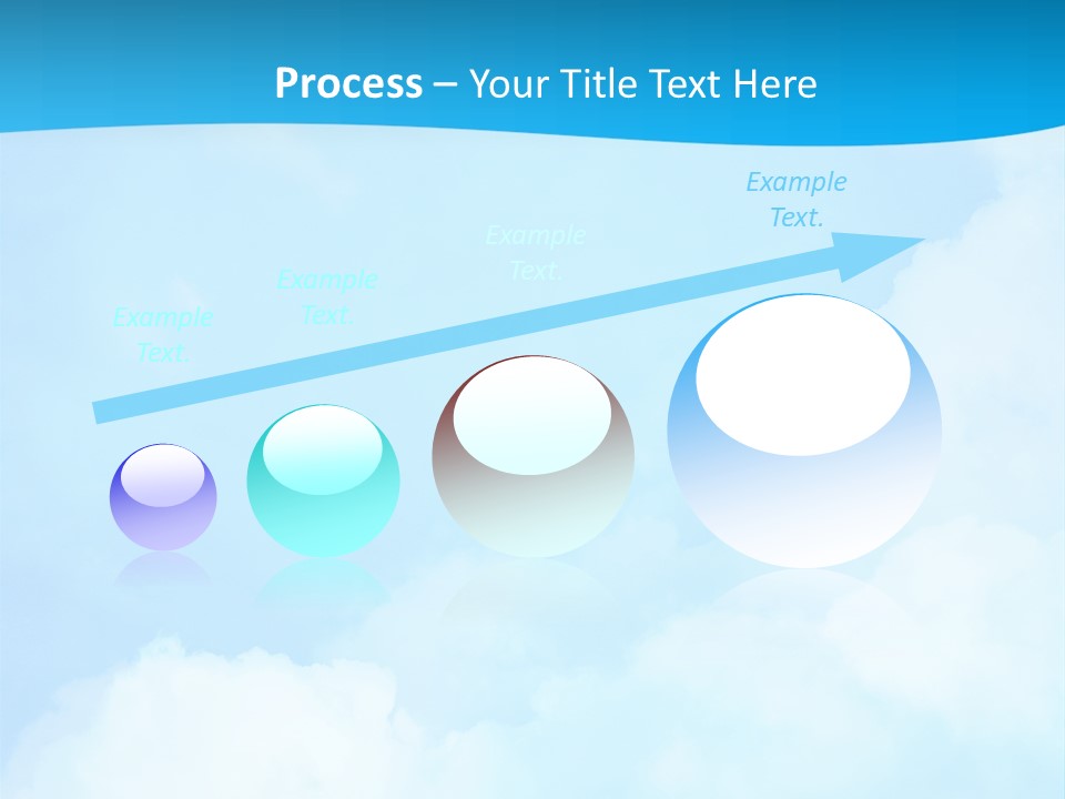 Cloudy Background Bright PowerPoint Template