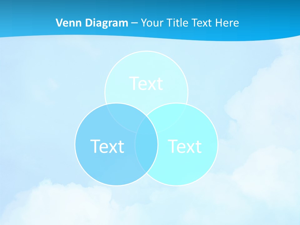Cloudy Background Bright PowerPoint Template