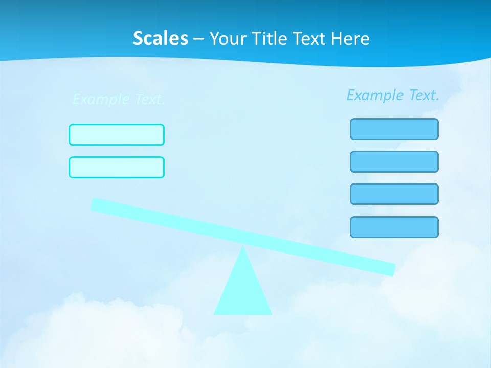 Cloudy Background Bright PowerPoint Template
